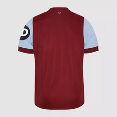 Camisa West Ham Home 23/24 sn° Torcedor Masculino - Bordô - comprar online