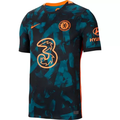 Camiseta Chelsea Nike 2021/22 Stadium Third Masculina - Azul