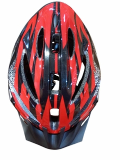 CASCO ECONOMICO PROX HELMET ROJO Y AZUL - comprar online