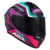 Imagem do CAPACETE ASX COUGAR PRETO BRILHO / PINK / TIFANY