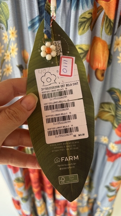 Vestido Longo Farm Novo com tag - Desapegos da Tata