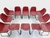 Jogo de 12 cadeiras Robin Day produzido pela L'atelier - Resgate Móveis