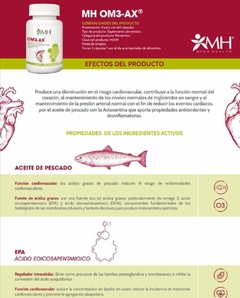 OM3-AX MEGAHEALTH (Aceite de Pescado auxiliar para bajar triglicéridos) - comprar en línea