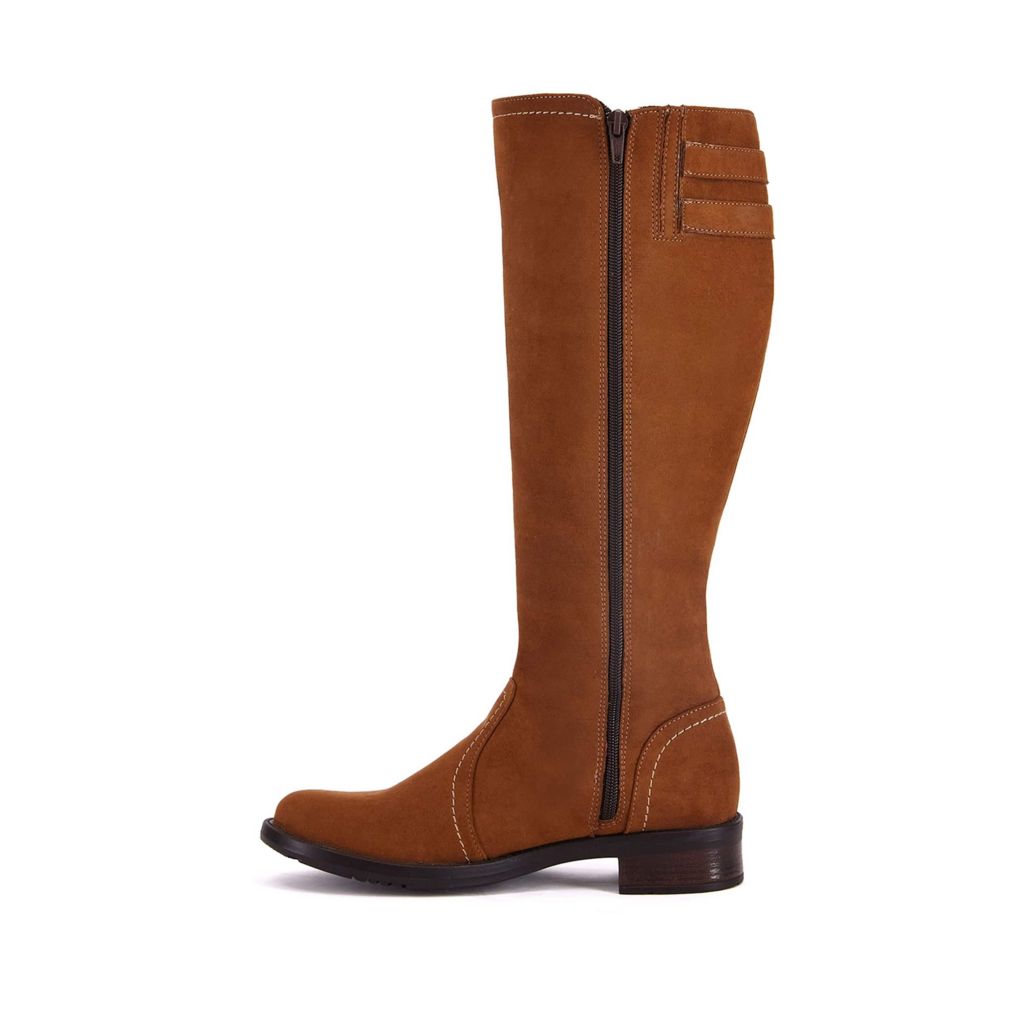 Bota Larga Andrea Para Mujer Miel Caf Textil And23