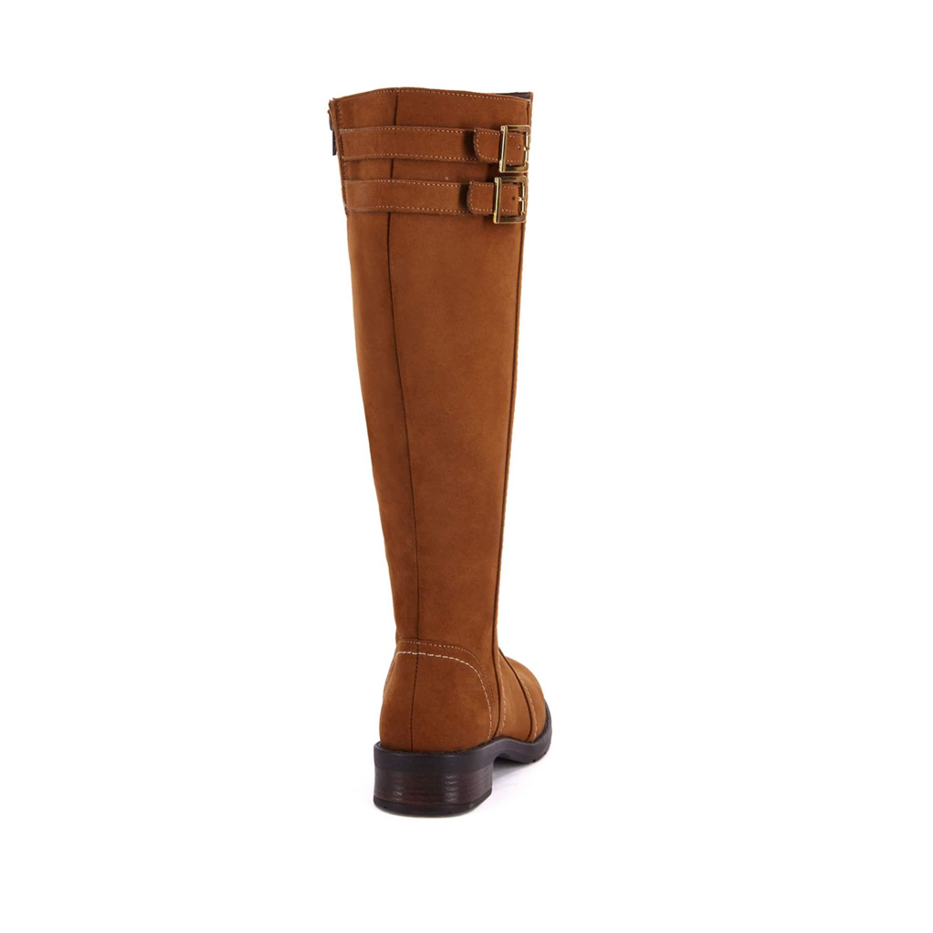 Bota Larga Andrea Para Mujer Miel Caf Textil And23