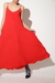 Maxivestido Hum rojo - toulon