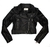 CAMPERA BIKES CON LAZO CUERO NEGRA - comprar online