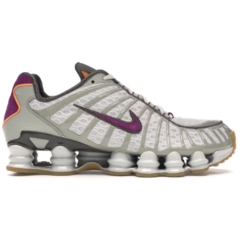 tênis-nike-shox-tl-12-molas-retrô-cinza-com-roxo