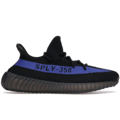 tênis-adidas-yeezy-boost-350-v2-preto-com-faixa-azul-escura