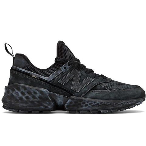 New balance 574 sport preto hot sale e branco
