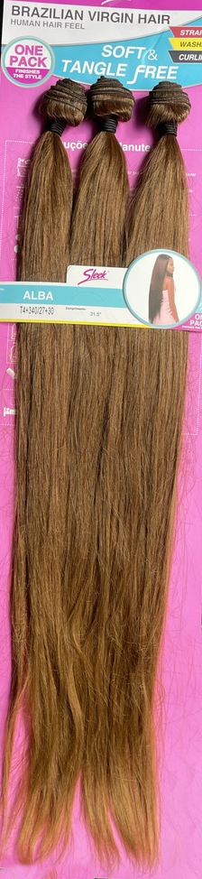 CABELO ORGÂNICO LISO ALBA - 80 CM. - Estrela Stylus