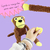 Imagem do Macaco Mordedor de Brinquedo para Pet Grande