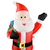 Papai Noel Inflável Ar Livre Decoração Natal Bivolt - 1,30m - loja online