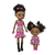 Boneca Juju Mommy Mamãe E Filhinha Negra Com Acessórios - loja online