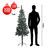 Árvore De Natal Pinheiro Luxo Verde Nevada 1,80m 320 Galhos - comprar online