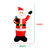 Papai Noel Inflável Ar Livre Decoração Natal Bivolt - 1,30m na internet