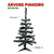 Árvore De Natal Pinheiro Nevada 60cm 39 Galhos na internet