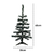 Árvore De Natal Pinheiro Nevada 60cm 39 Galhos - Blumarket | Loja Online Utilidades Domésticas, Pet, Casa e Decoração