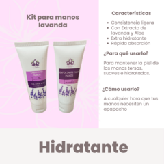 Kit manos lavanda en internet