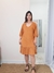 VESTIDO CURTO SUEDE CARAMELO - comprar online