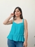 BLUSA REGATA AZUL TURQUESA - comprar online