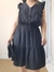 VESTIDO CURTO PRETO COM BABADOS - comprar online