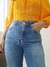 CALÇA JEANS CROPPED HOTPANTS SKINNY COM ELASTANO INDULTOJEANS - PatricinhaModa