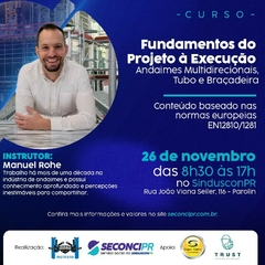 Curso Curitiba - 1° lote - Curso Fundamentos do Projeto à Execução - 26-11-2024