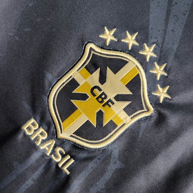 Camisa Seleção Brasileira Especial Nordeste Torcedor Nike Masculina - Preta