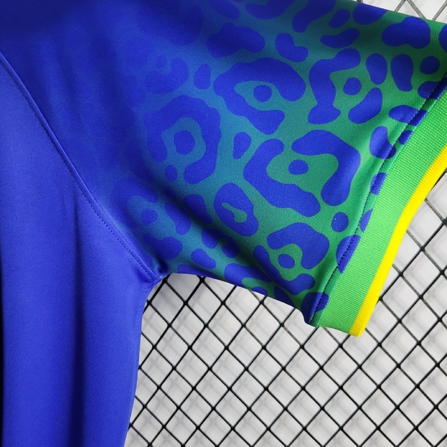 Camisa Seleção Brasileira II 2022 Jogador Nike Masculina - Azul