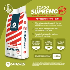 Sorgo SUPREMO - cereagro ""FOTOSENSITIVO Y BMR"" en internet