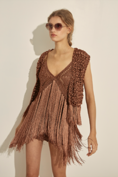 Crochet Fringes Vest Pre Order - buy online