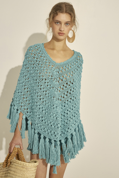 Crochet Tasseled Poncho - buy online