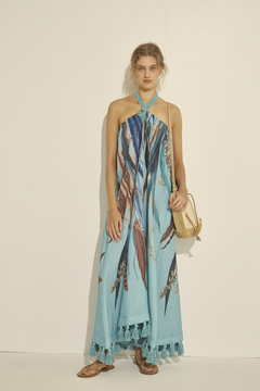 Iruya Tasseled Strapless Dress - buy online