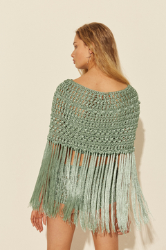Crochet Short Triangle Poncho Pre Order - buy online