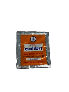 ANILINA FRIO SACHET 20G. AZUL CIELO COLIBRI