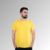 Camiseta Básica Gola Redonda Amarelo