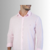 Camisa Manga Longa Linho Slim Fit Rosa - comprar online