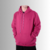 Moletom Hoddie Canguru Liso Felpado 2 Cabos Magenta - comprar online