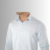 Camisa Manga Longa Comfort Fit Com Elastano Azul Claro - comprar online