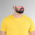 Camiseta Básica Gola Redonda Amarelo - comprar online