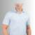 Camisa Manga Curta Slim Fit Flamê Azul - comprar online