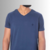 Camiseta Prime Cotton Blend Gola V Marinho - comprar online