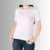 Camiseta Feminina T-Shirt Baby Long Gola Redonda Lilás - comprar online