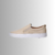 Tênis Casual Slip On Couro Legítimo Napoli Areia - comprar online