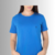 Camiseta Feminina T-Shirt Baby Long Gola Redonda Azul Royal - comprar online