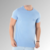 Camiseta Básica Gola Redonda Azul Claro - comprar online