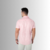 Camisa Manga Curta Slim Fit Flamê Rosa na internet