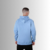 Moletom Hoddie Canguru Liso Felpado 2 Cabos Azul Médio - J@n.Paty® - Moda Masculina e Feminina