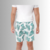 Short Praia Estampado Com Elastano Bali Branco/Verde